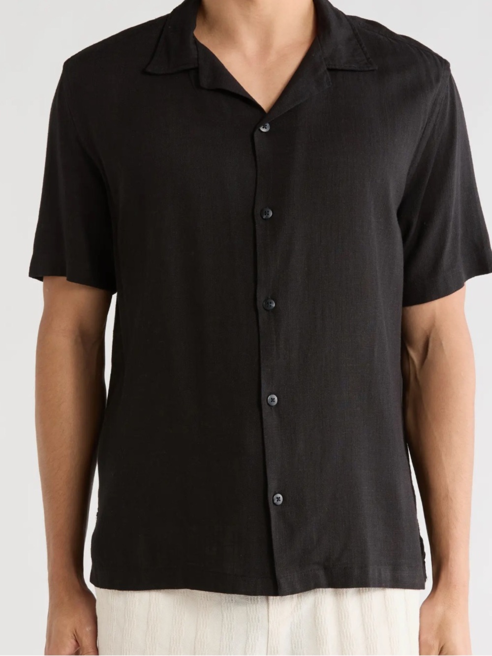 Black Revere Style Shirt Small